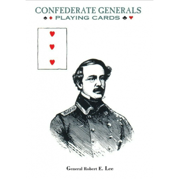 Confederate Generals žaidimo kortos